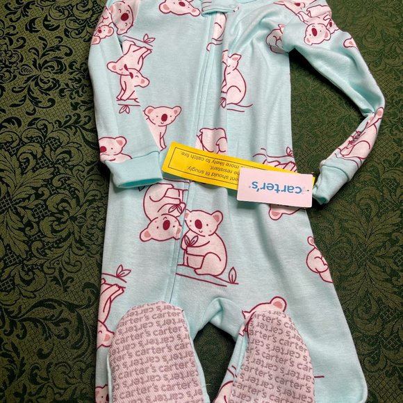 NWT TWINS 24m koala bears sleeper carters feet 24 Pajamas